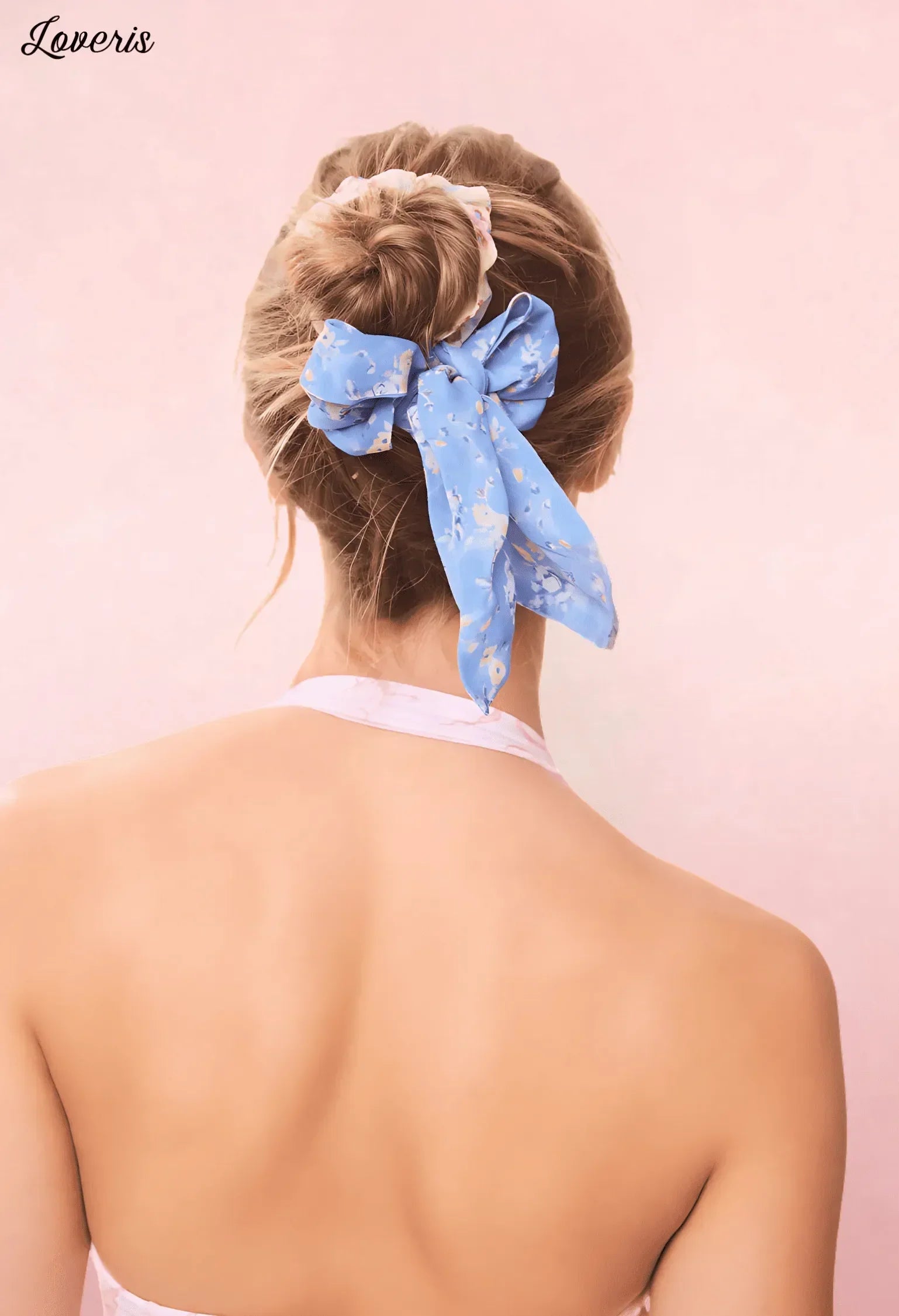 Laço Bellitine Re-Edition Floral Scrunchie