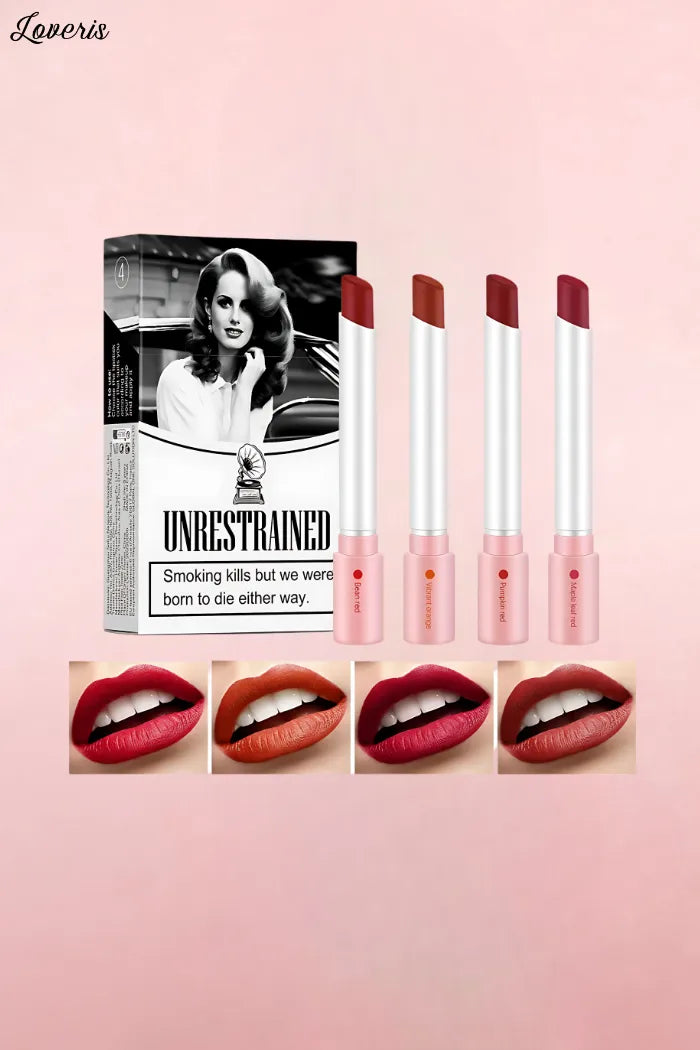 Batom Retrô 4 em 1 ( À prova d’água) Edição Limitada + Frete Grátis