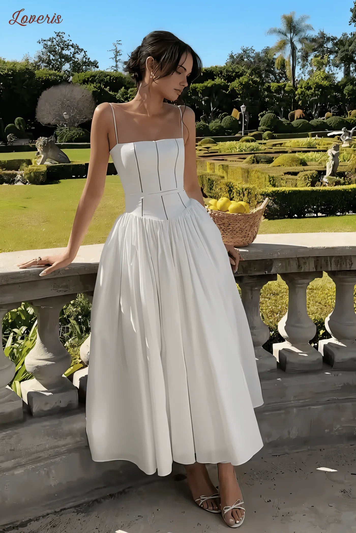 Vestido Longo Clássico de Verão