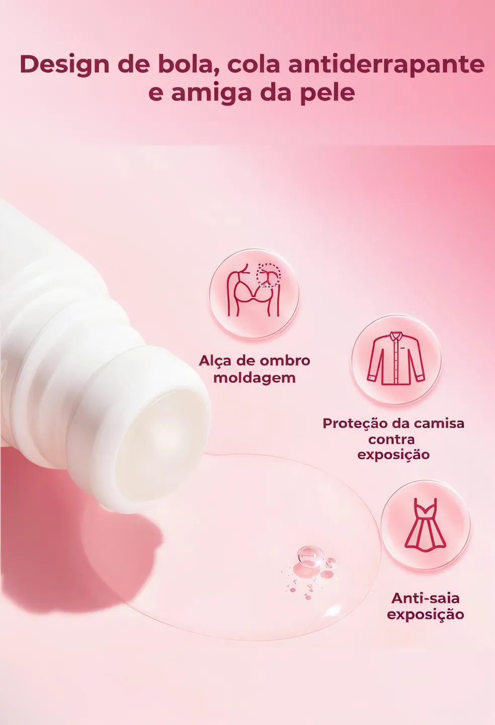 Rolo Anti-Exposição - Segurança Invisível para Decotes e Vestidos | Edição Limitada