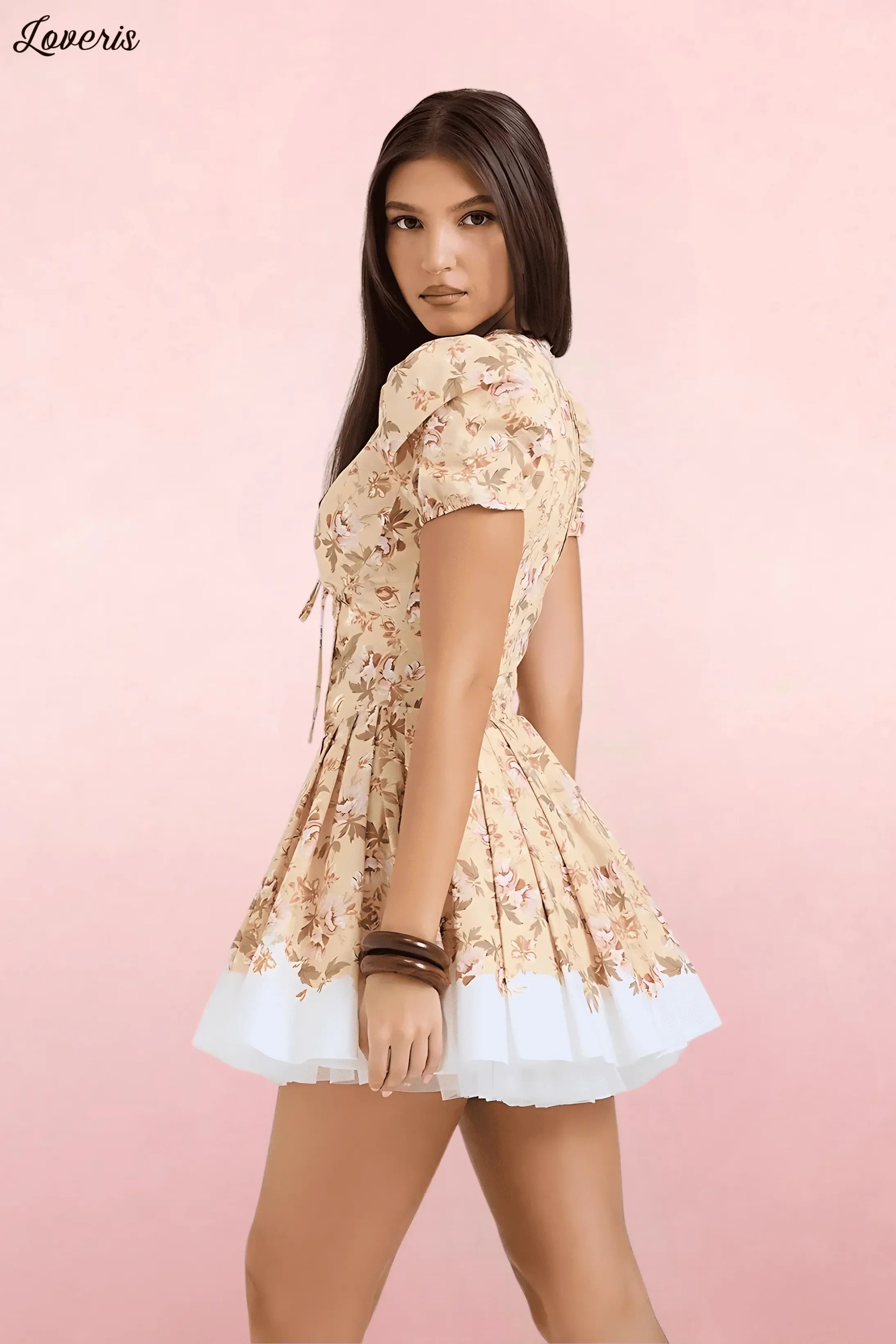 Mini Vestido Floral 1