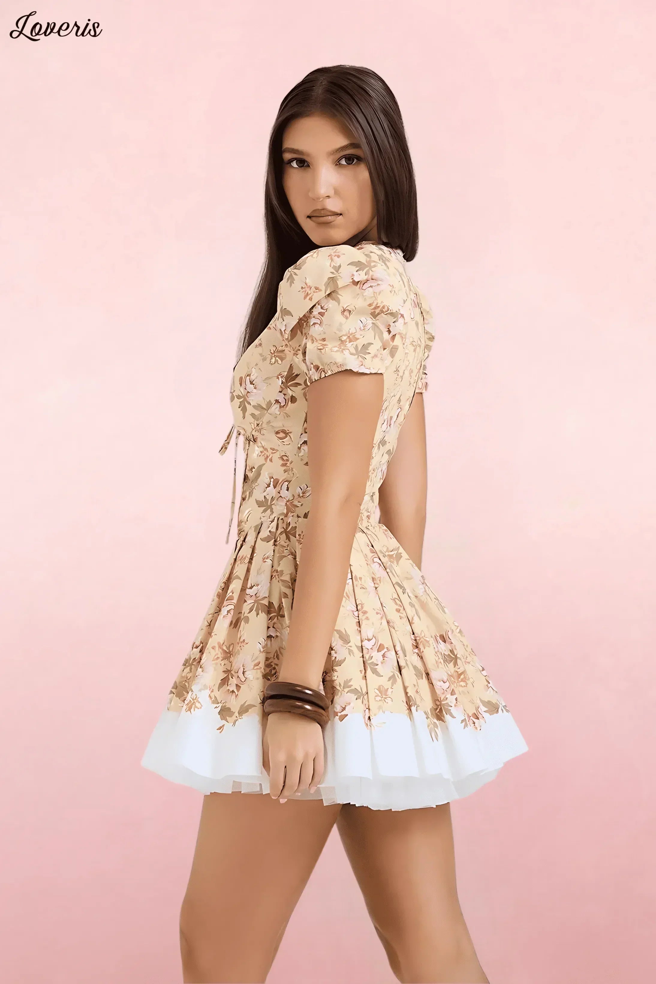 Mini Vestido Floral 1