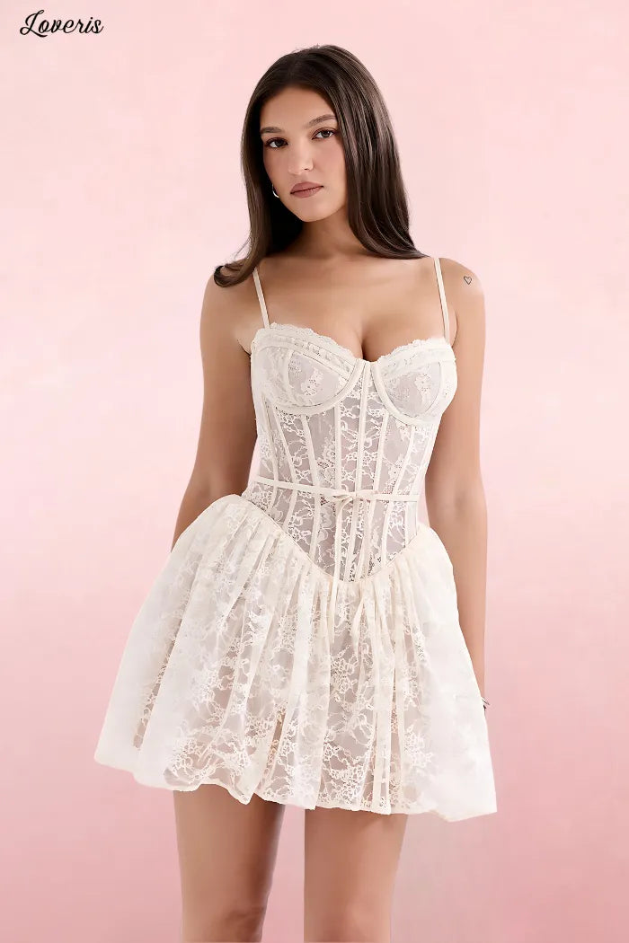 Mini Vestido de Festa Vintage 1