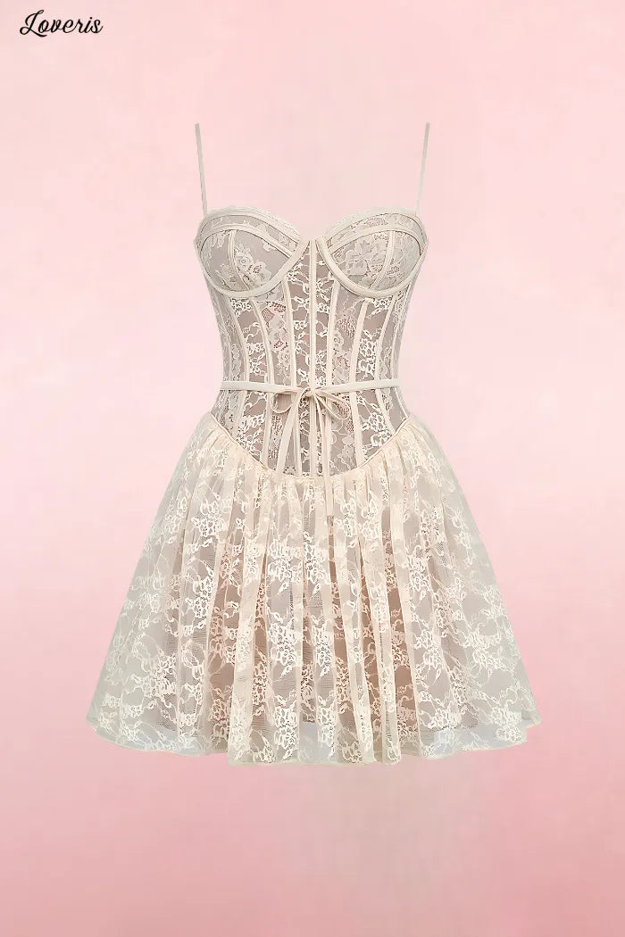 Mini Vestido de Festa Vintage 5