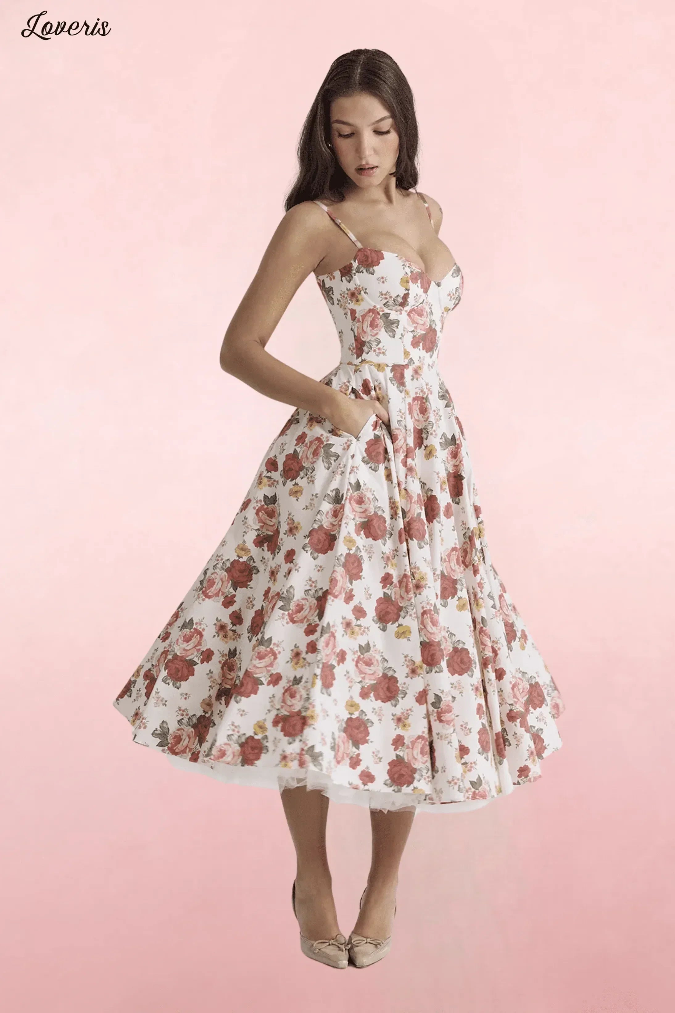 Vestido Midi modelo Francesa