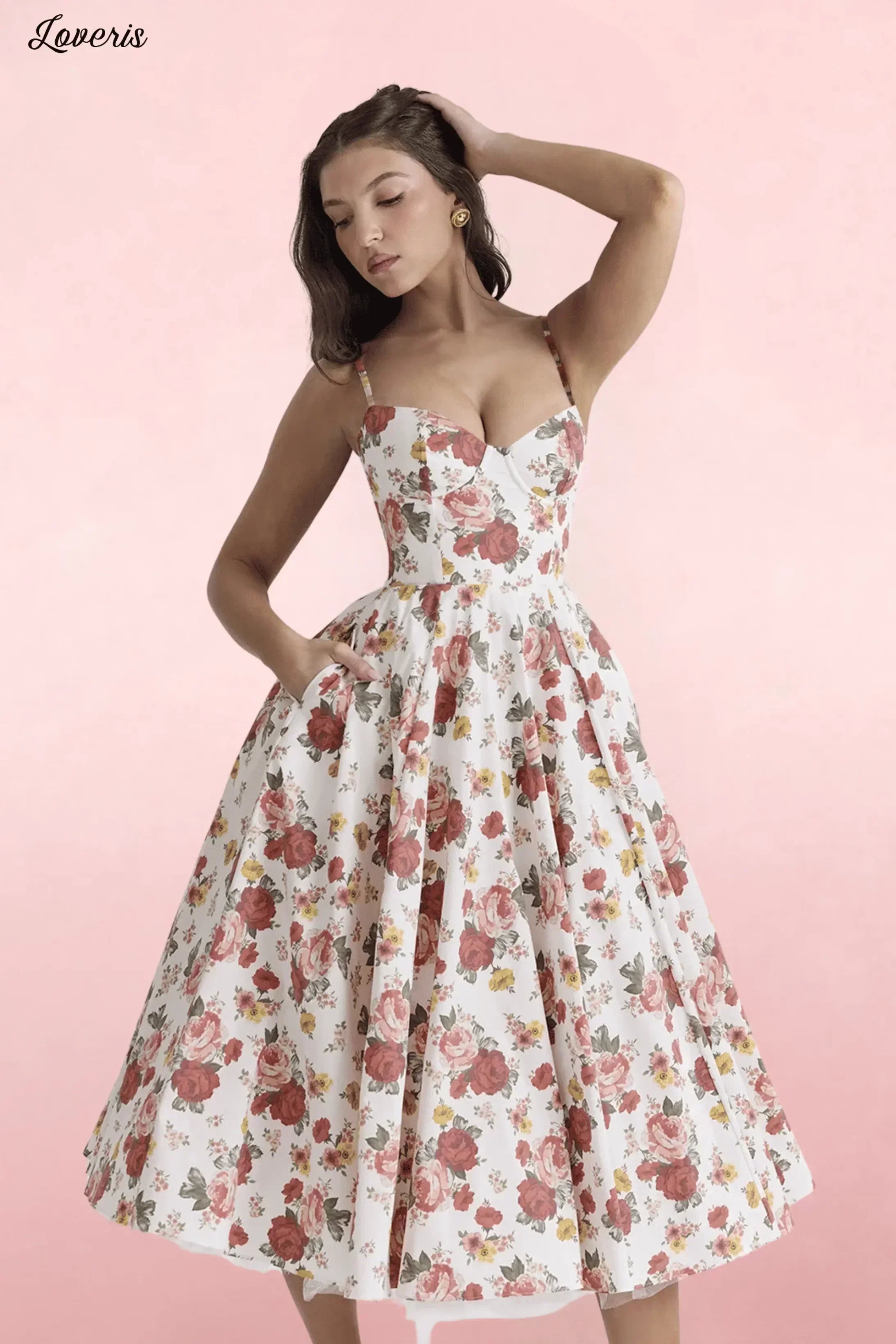 Vestido Midi modelo Francesa 1