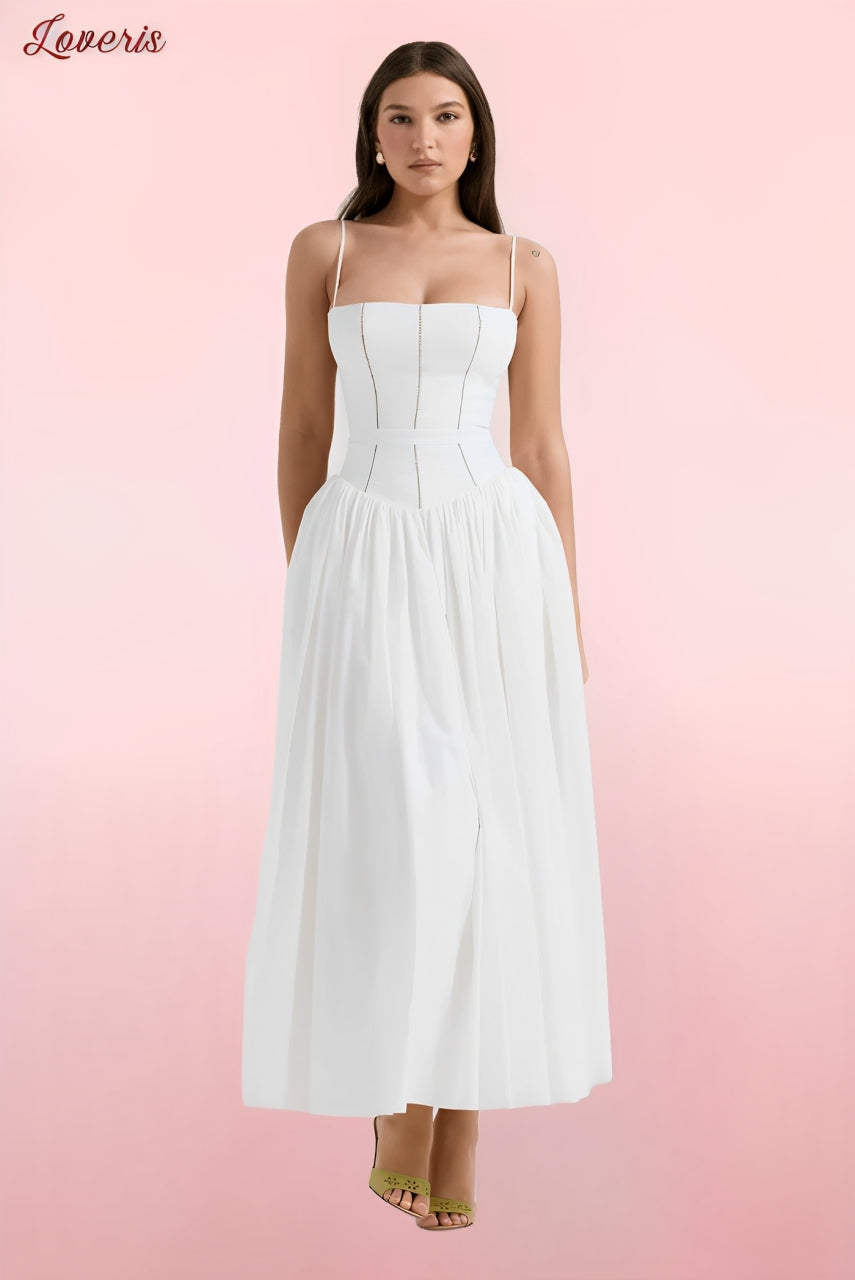 Vestido Longo Clássico de Verão